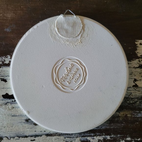 Creazioni Luciano Saint Francis Assisi Relief Ceramic Plaque, Pet Lover Gift - Picture 4 of 5